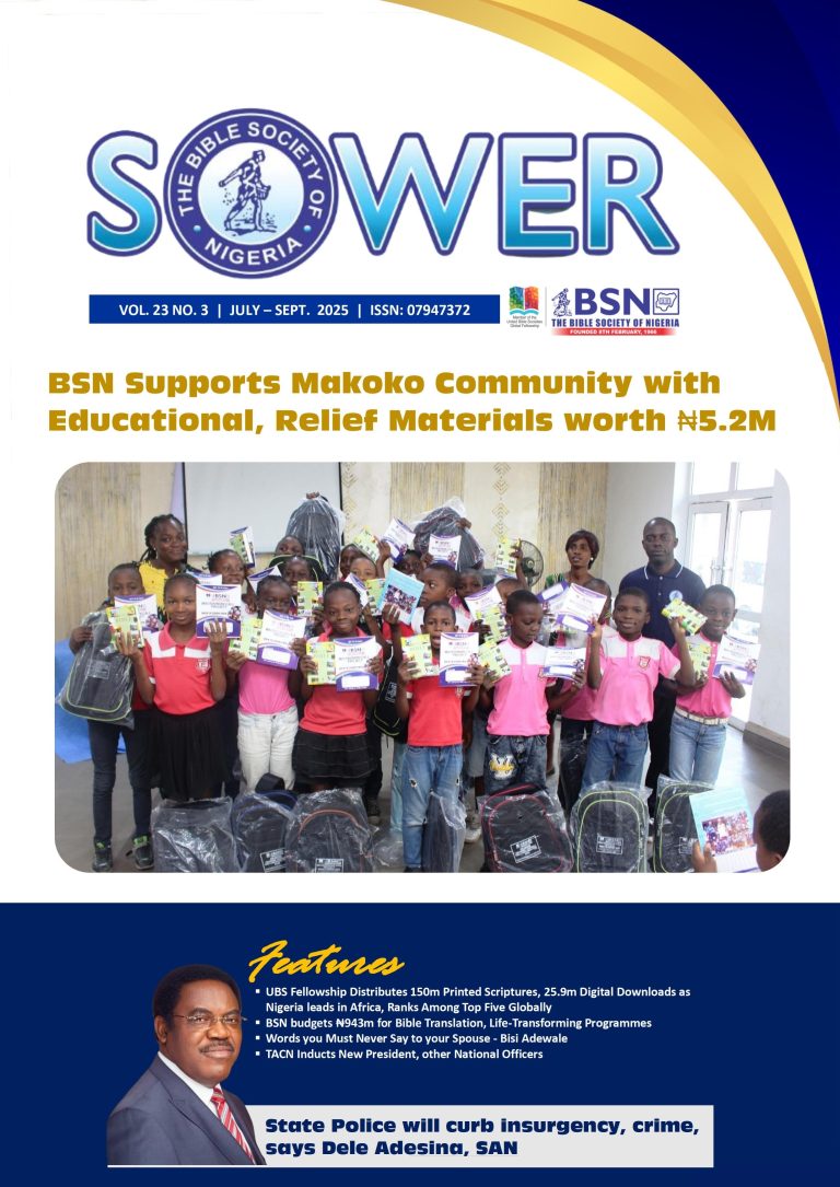 Sower Magazine July to September 2025
