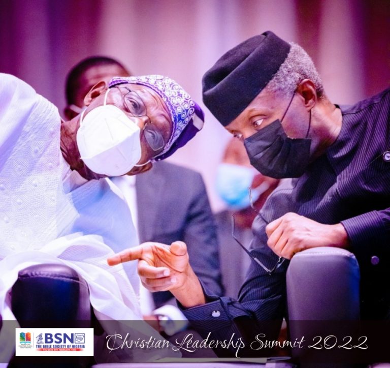 obasanjo discussing with osinbajo