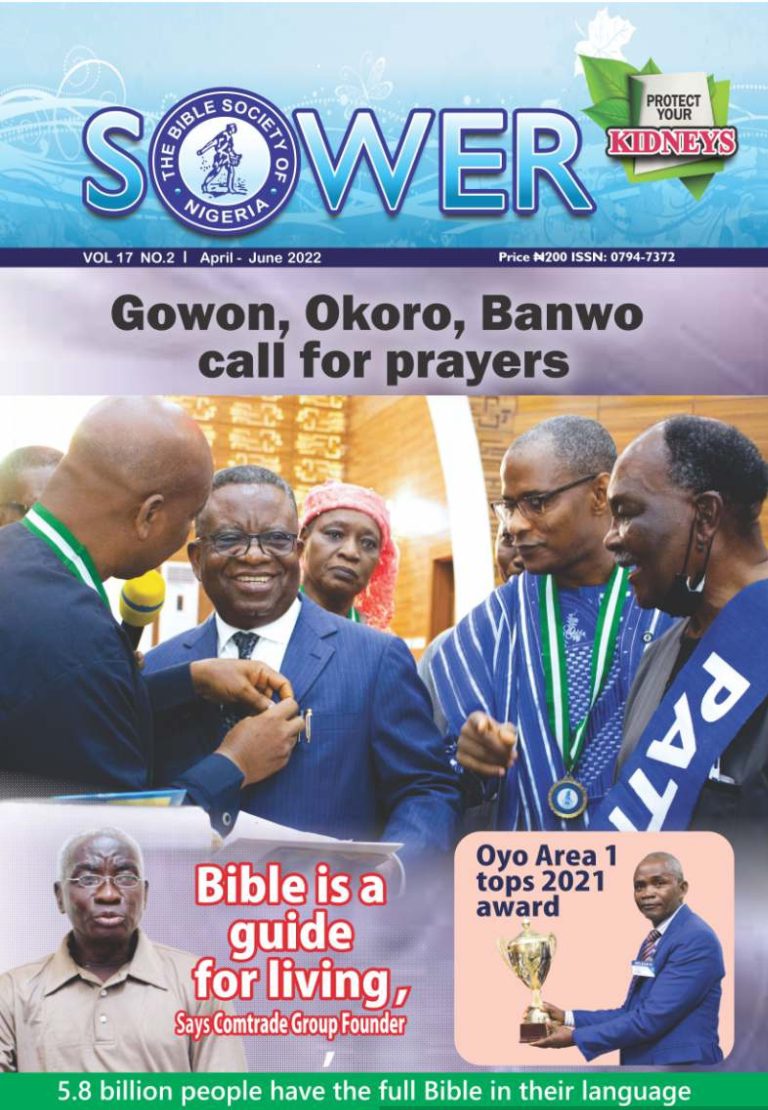 April-June Sower Magazine Backcover