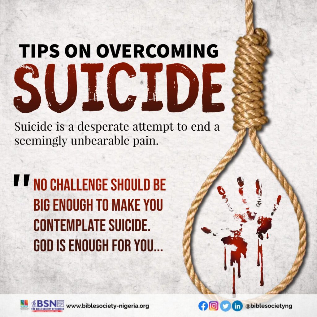 TIPS ON OVERCOMING SUICIDE