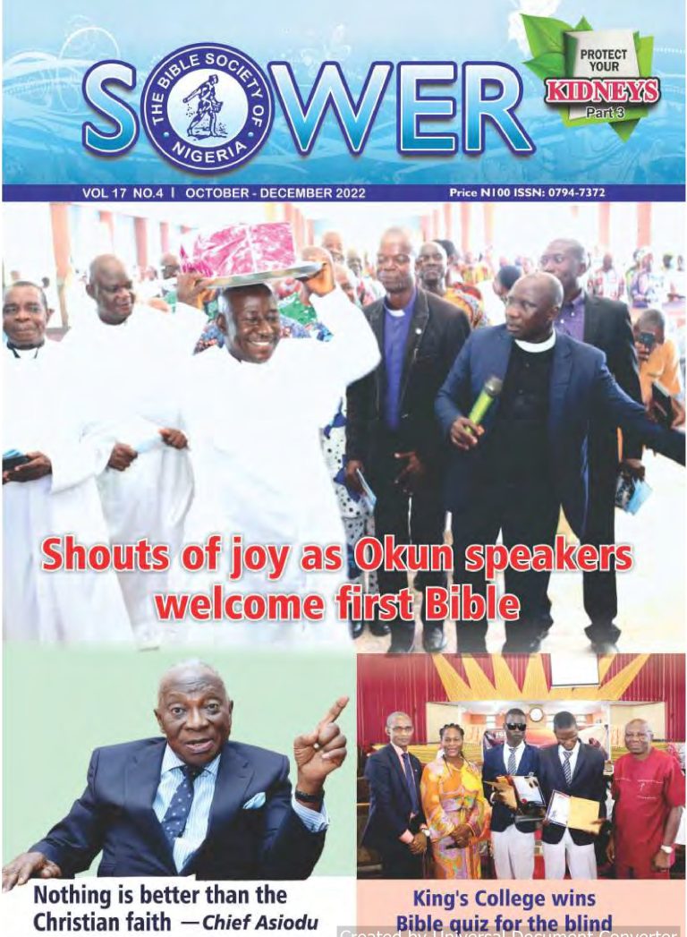 Sower Magazine October to December 2022