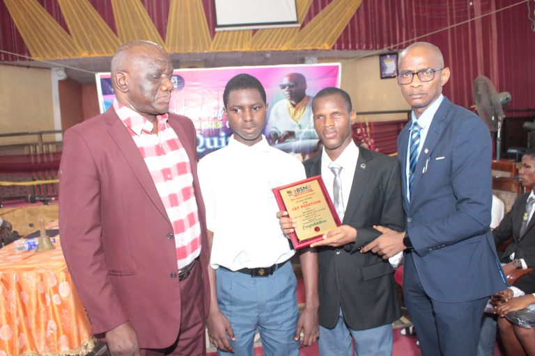 Federal Government College Ijanikin Wins Bible Quiz for Blind